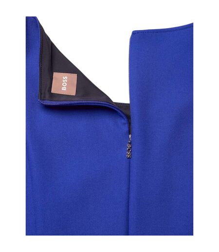 Robe Mi-longue Sans Manches Demboka Femme Bleu Vif Boss