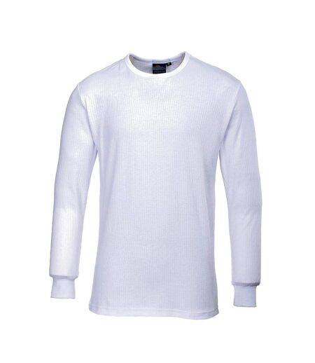 Portwest Mens Thermal Long-Sleeved T-Shirt (White) - UTPW282