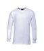 Portwest Mens Thermal Long-Sleeved T-Shirt (White)