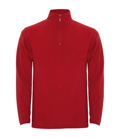 Roly Mens Himalaya Quarter Zip Fleece Jacket (Red) - UTPF4267