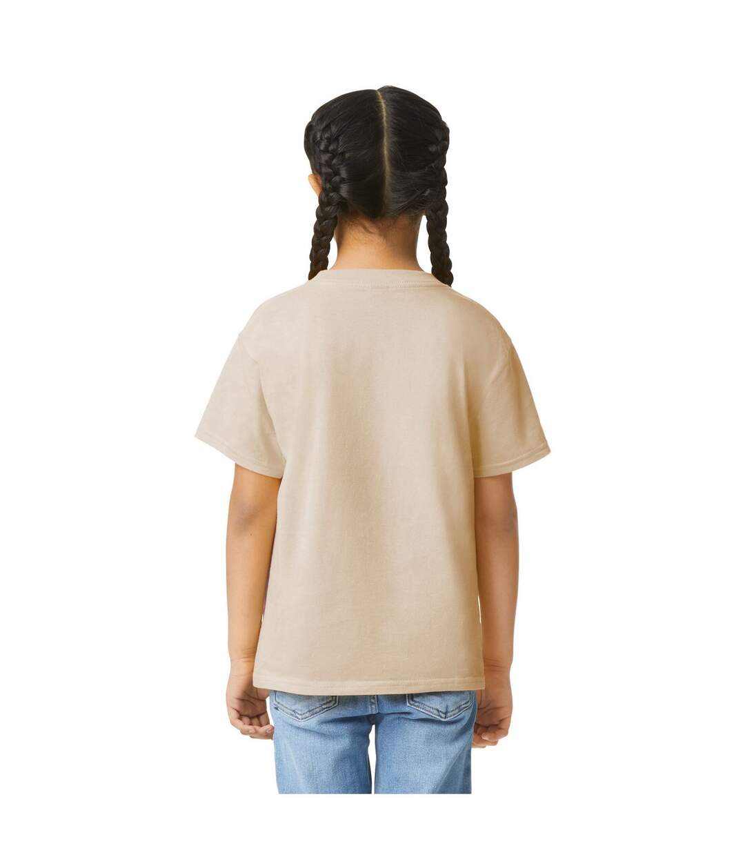 T-shirt enfant sable Gildan-2