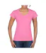 Ladies Soft Style Short Sleeve V-neck T-shirt Azalea Gildan-1