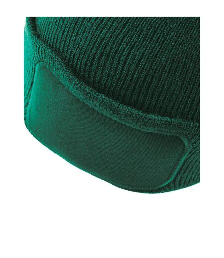 Bonnet Unisexe Adulte Original Patch Vert Bouteille Beechfield