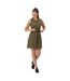 Robe Chemisier Highton Femme Vert Kaki Sombre Regatta-1