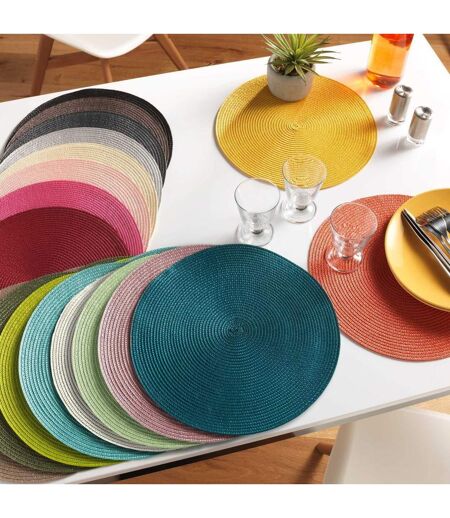 Set de Table Uni Zebulon 35cm Ivoire