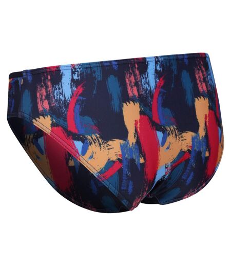 Regatta Womens/Ladies Aceana Brush Stroke Bikini Bottoms (Navy) - UTRG8869