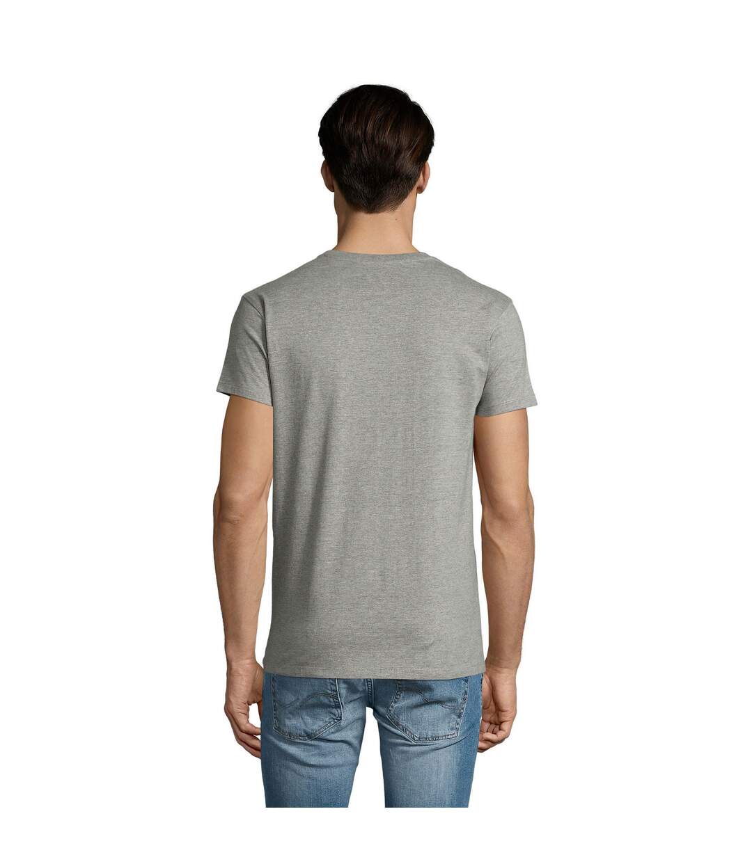 T-shirt Imperial Homme Gris Chiné SOLS-3