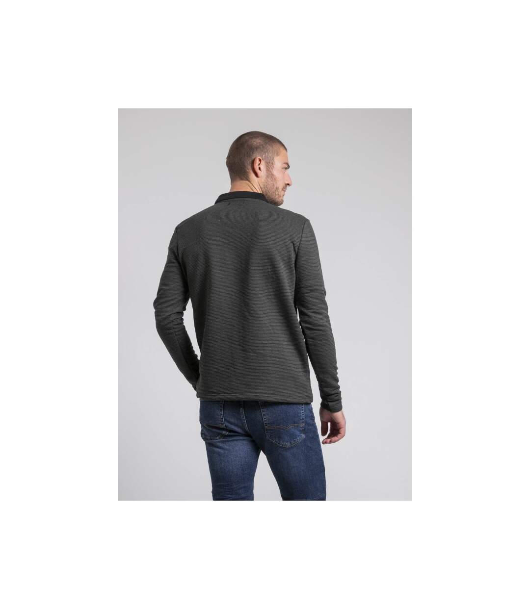 Polo manches longues pur coton POMEGAN-2