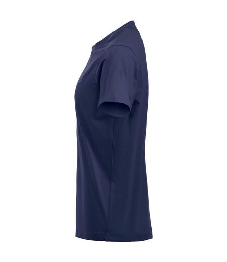 T-shirt Premium Femme Bleu Marine Foncé Clique
