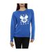 Disney Pantalon de survêtement Mickey Mouse Christmas Silhouette - Femmes/Ladies (Bleu royal) - UTBI8460-3