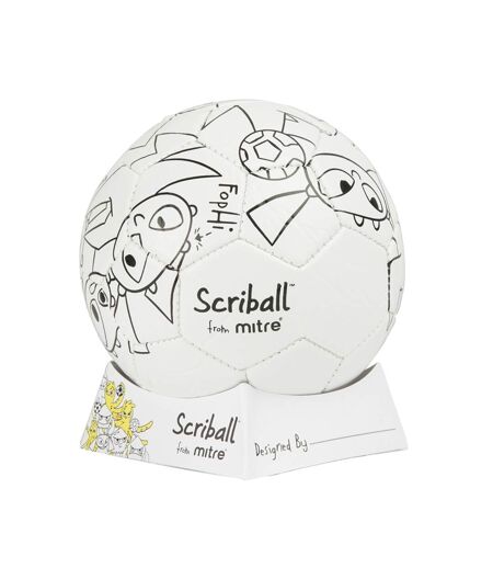 Scriball Fophi Mini Football One Size White Black Mitre