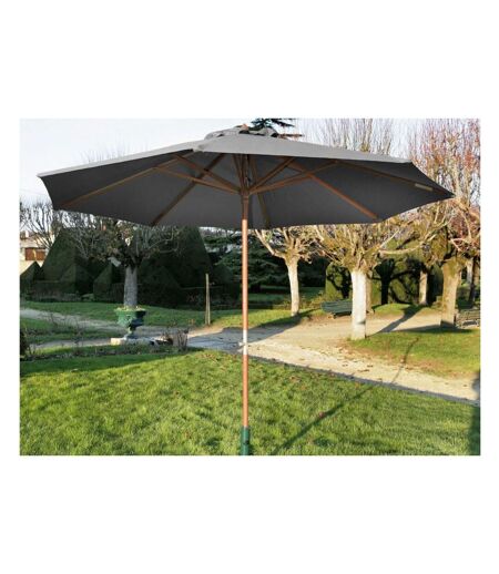 Parasol en bois 300 cm avec manivelle Holly