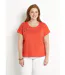 T-shirt brodé ajouré manches courtes-1