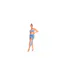 Womens/ladies Butterfly Mesh Mini Skirt Blue Missy Empire-1