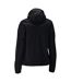Womens/ladies Customised Stretch Hooded Jacket Black Mascot-2