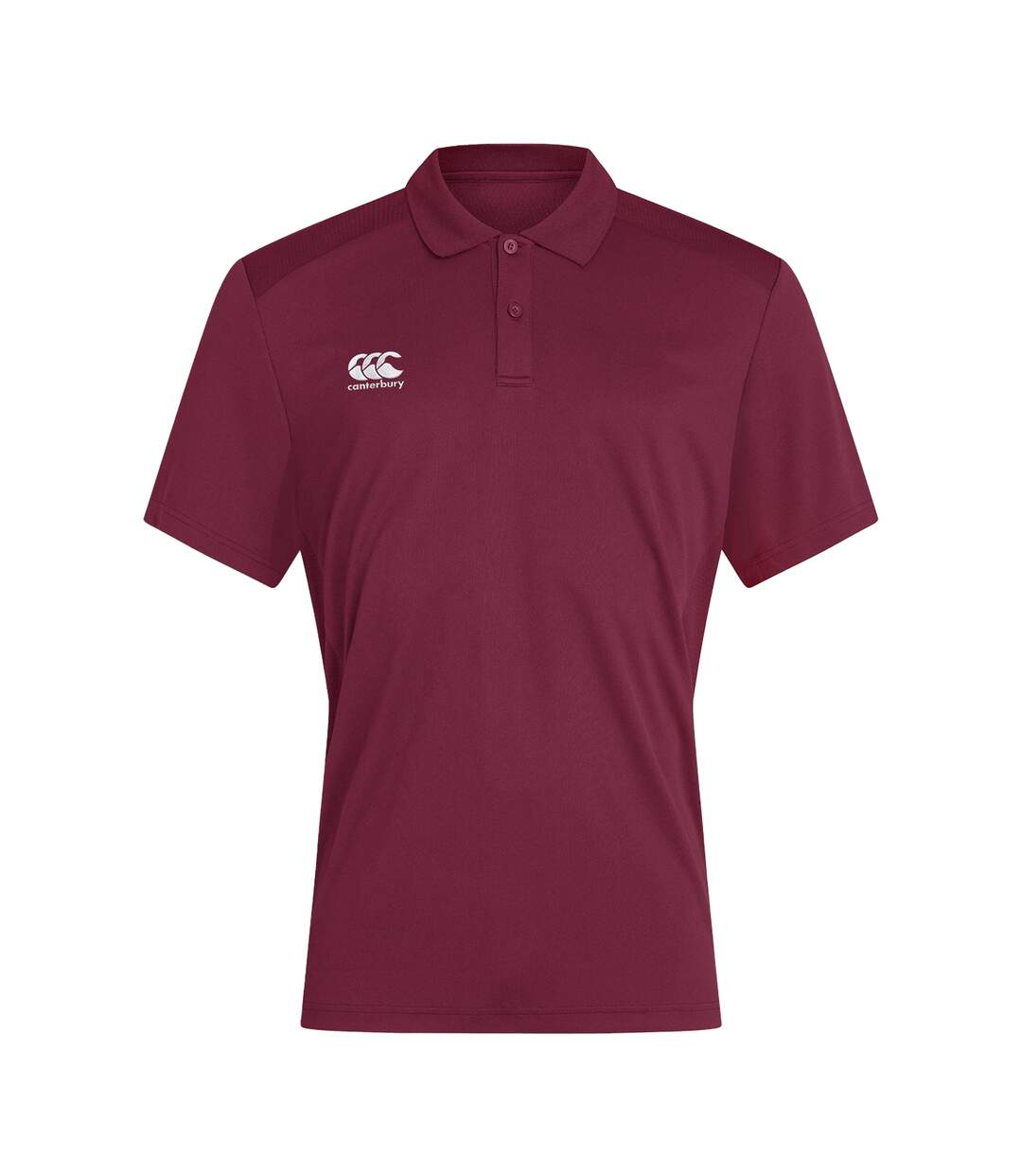 Mens Club Dry Polo Shirt Maroon Canterbury-1