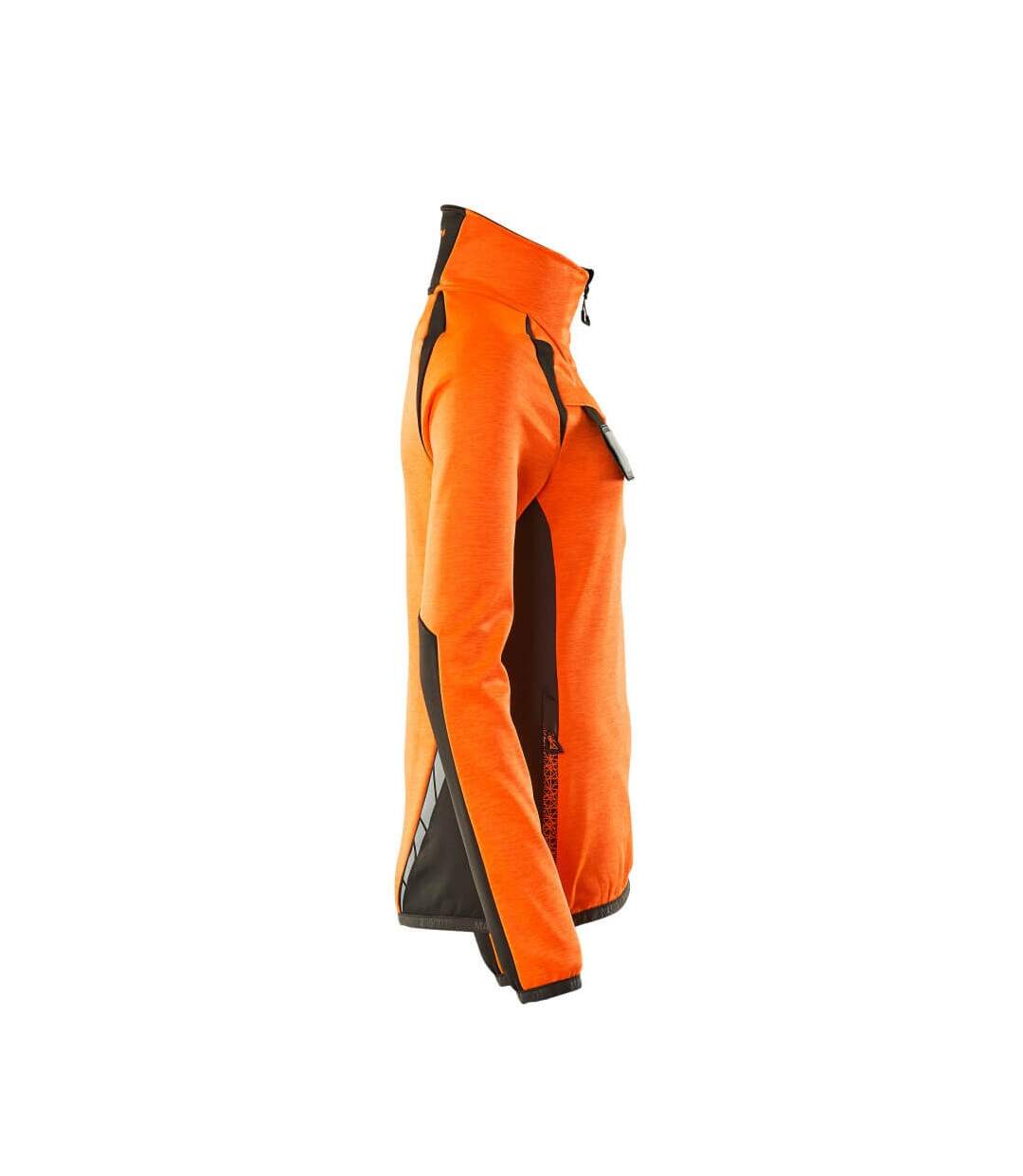 Pull Motif/style Deux Tons Accelerate Safe Femme Orange Fluo Anthracite Foncé Mascot-4