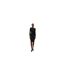 Womens/ladies Dadeka Crew Neck Slim Bodycon Dress Black Boss-1