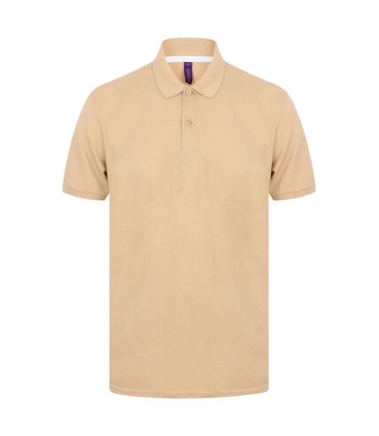 Henbury Mens Modern Fit Cotton Pique Polo Shirt (Mid Blue) - UTPC2590