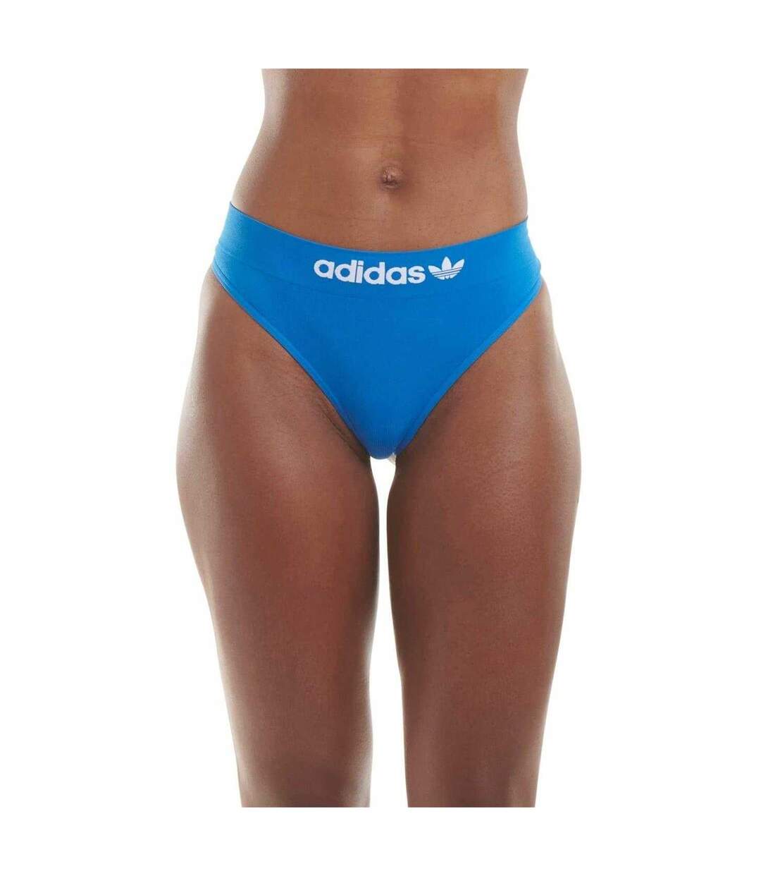 Lot De 2  Strings Femme Noir Bleu Adidas-3