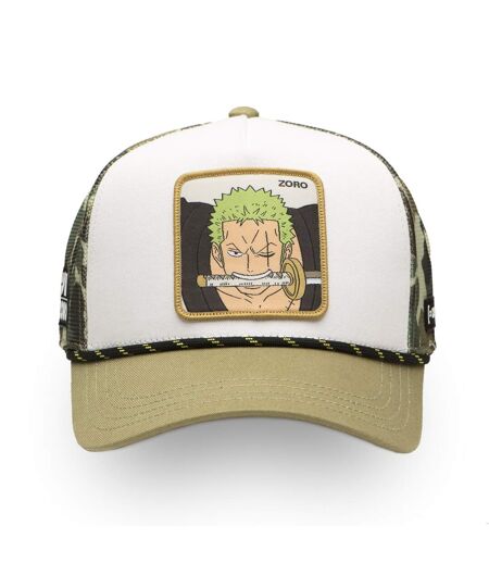 Casquette trucker premium avec filet One piece Zoro Camo Capslab