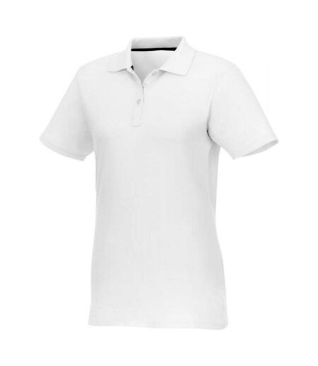 Elevate Womens/Ladies Helios Short Sleeve Polo Shirt (White)