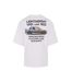 T-shirt Motif/style Sport Automobile Homme Blanc Mister Tee-3