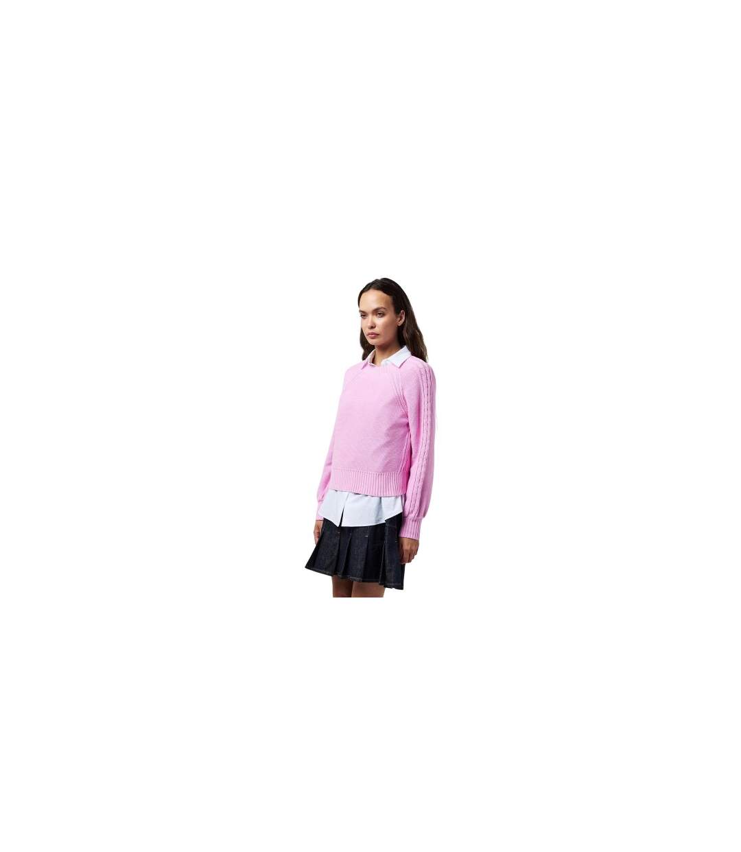 Pull Femme Rose Chewing-gum French Connection-1