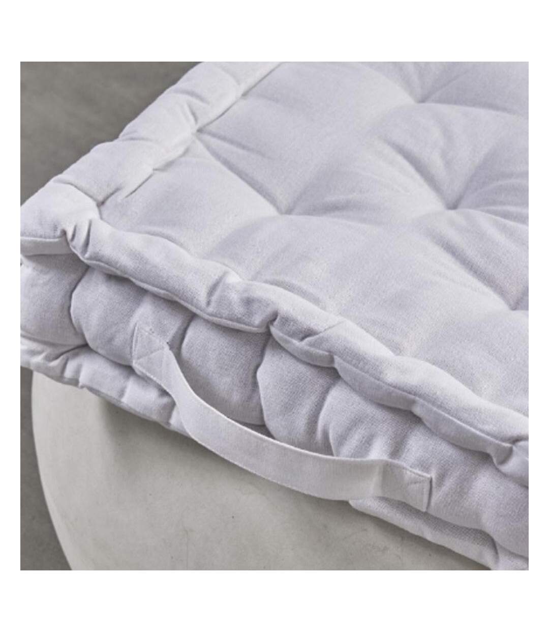 Coussin de sol blanc today 40x40x10cm-2