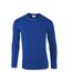 Gildan Unisex Adult Softstyle Plain Long-Sleeved T-Shirt (Royal Blue) - UTPC5874