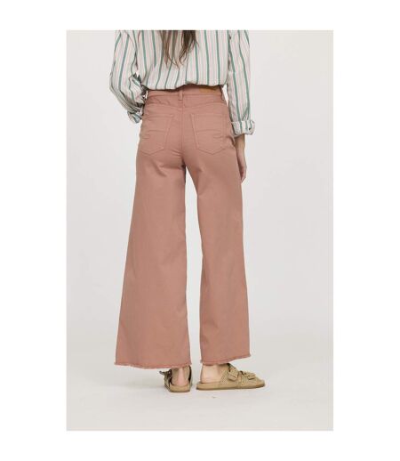Pantalon coton cropped flare JOULIA