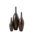 Vase Bouteille en Terre Cuite Terra 70cm Marron-2