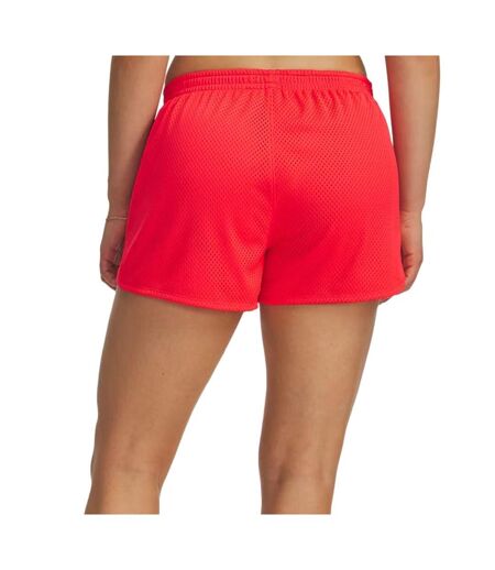 Short rouge femme under armour tech play