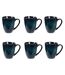 Lot de 6 Mugs Au Grès du Temps 12cm Bleu-1
