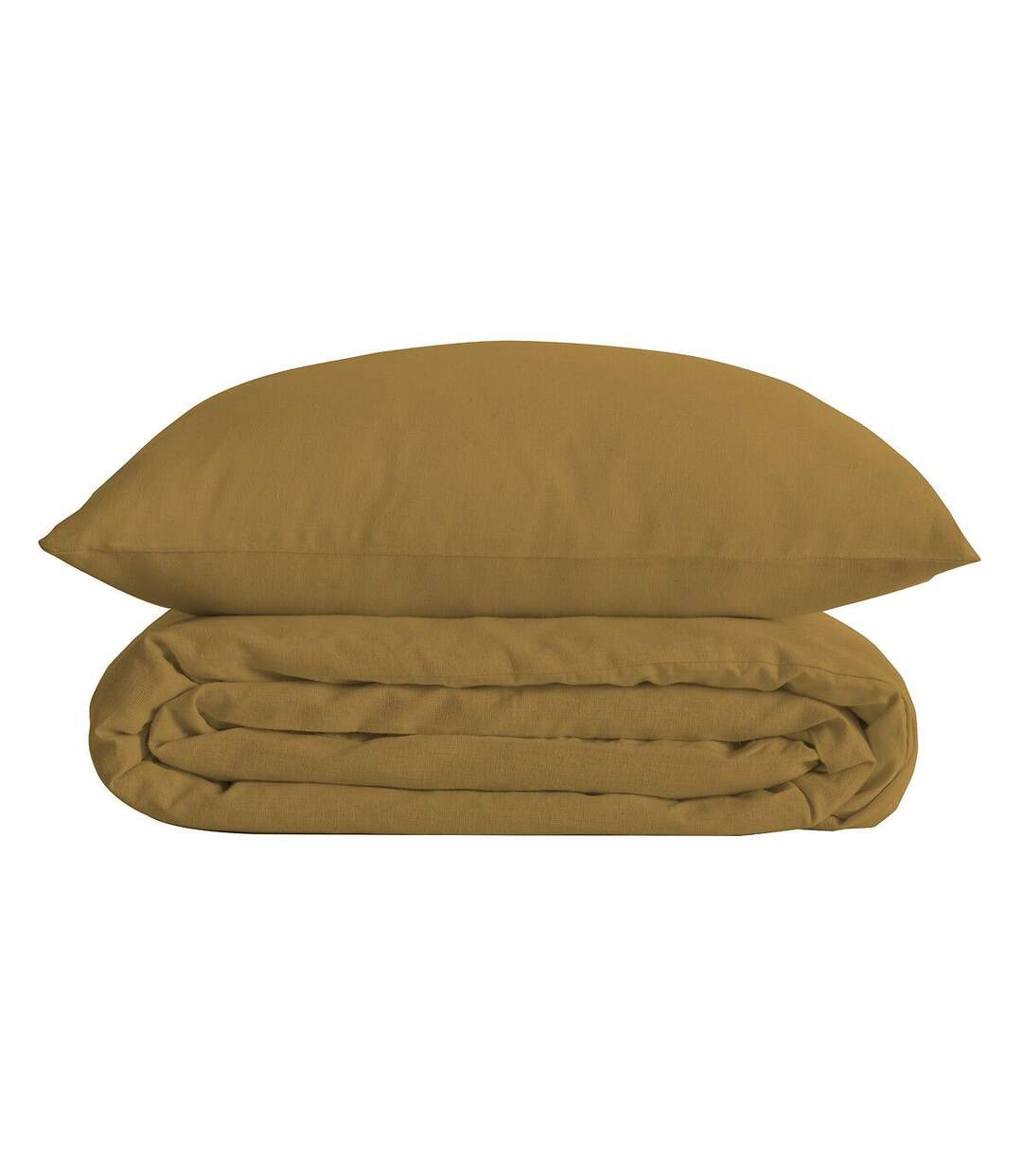 Parure de Lit 3 Pièces Percale 260x240cm Mordoré-2