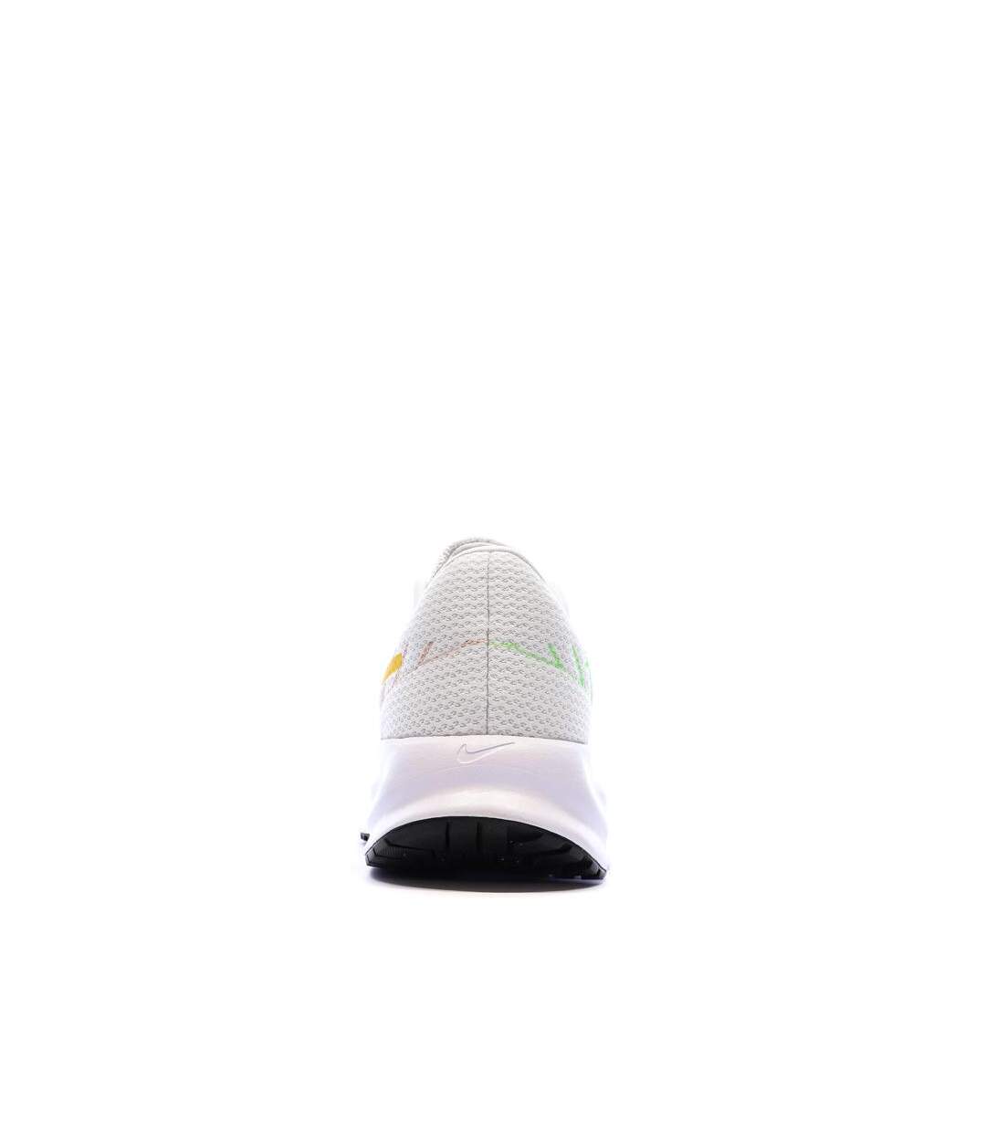 Baskets blanches/jaunes homme nike run defy-3