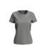 T-shirt Lux Femme Gris Chiné Stedman-1