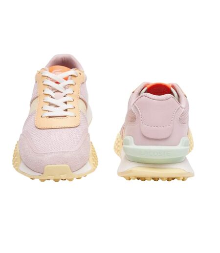 Baskets l-spin deluxe femme violet / jaune Lacoste