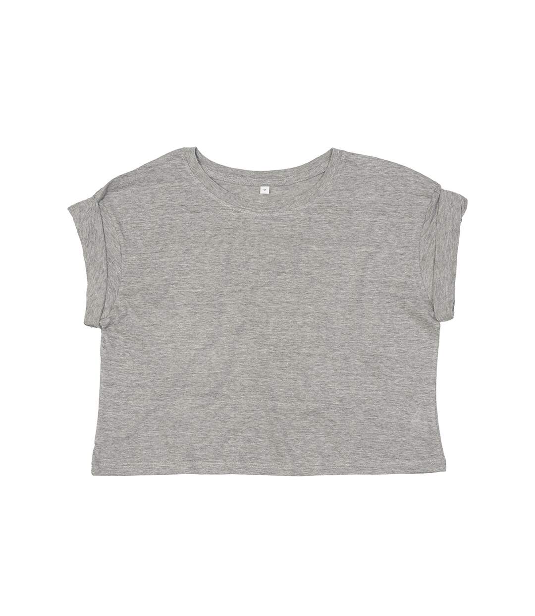 T-shirt Court Femme Gris Mantis-1
