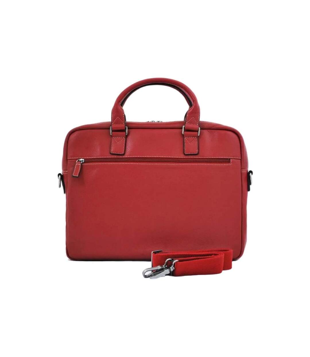 Katana - Cartable porte-ordinateur en cuir 15 - rouge - 6310-2