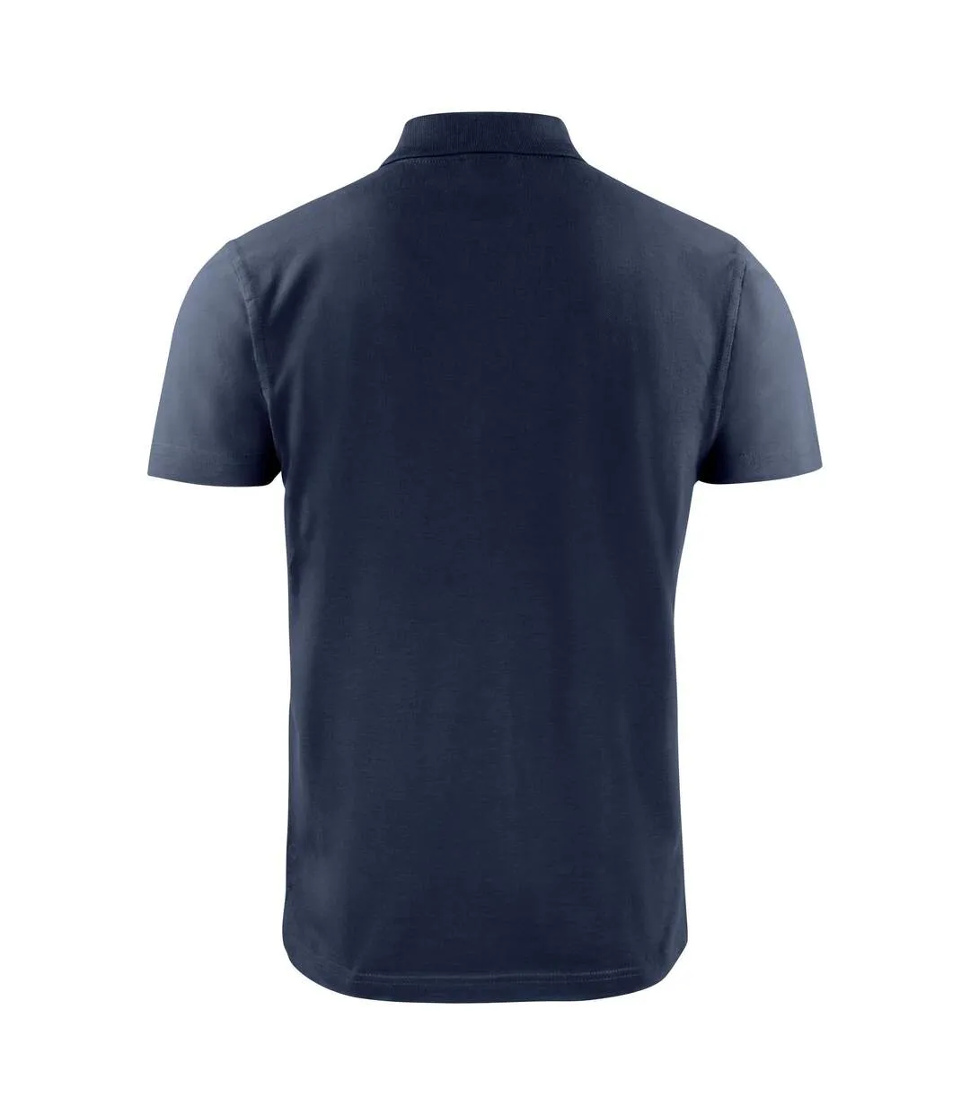 Mens Surf Light Rsx Melange Polo Shirt Navy Printer-3