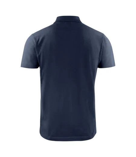 Mens Surf Light Rsx Melange Polo Shirt Navy Printer