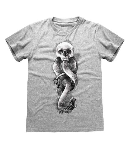 Harry Potter Mens Dark Mark T-Shirt (Gray Heather) - UTHE233