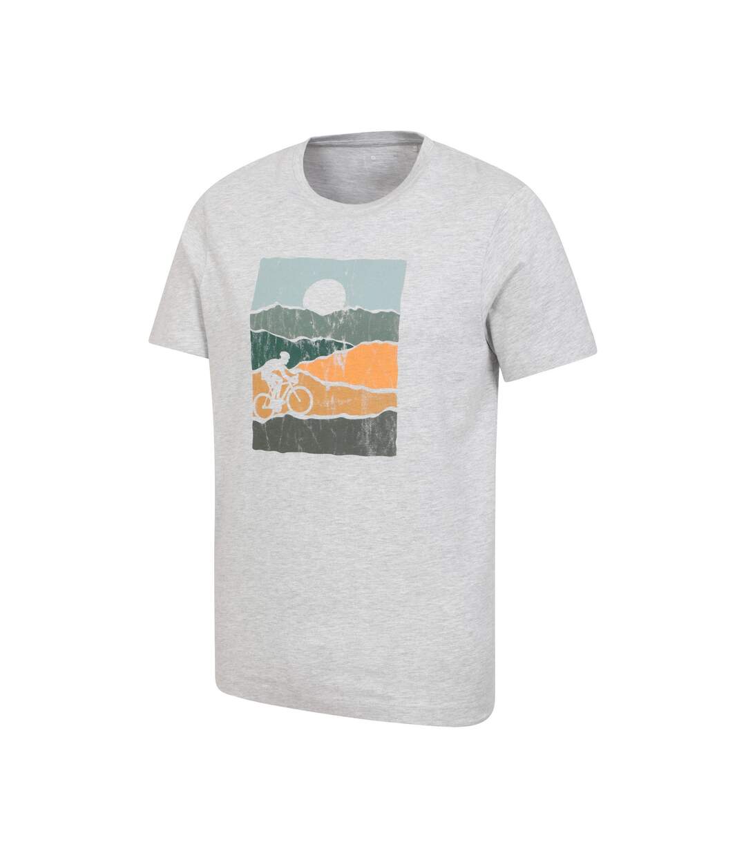 T-shirt homme gris clair Mountain Warehouse-4