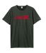 Unisex adult gorillaz logo t-shirt charcoal Amplified-1