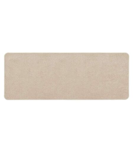 Tapis Tissé Velours Carpetuni 45x120cm Naturel