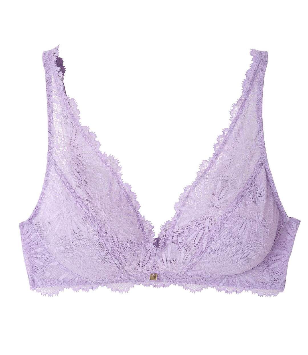 Soutien-gorge triangle sans armatures violet Lilas