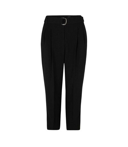 Pantalon Motif/style Uni Tapiah Femme Noir Boss
