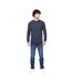 Pull loxham homme bleu marine chiné Bewley & Ritch-3