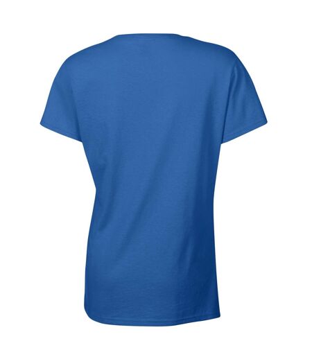 Gildan Womens/Ladies Cotton Heavy T-Shirt (Royal Blue)